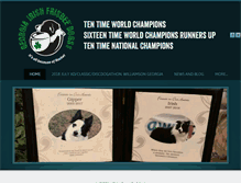 Tablet Screenshot of georgiairishfrisbeedogs.com